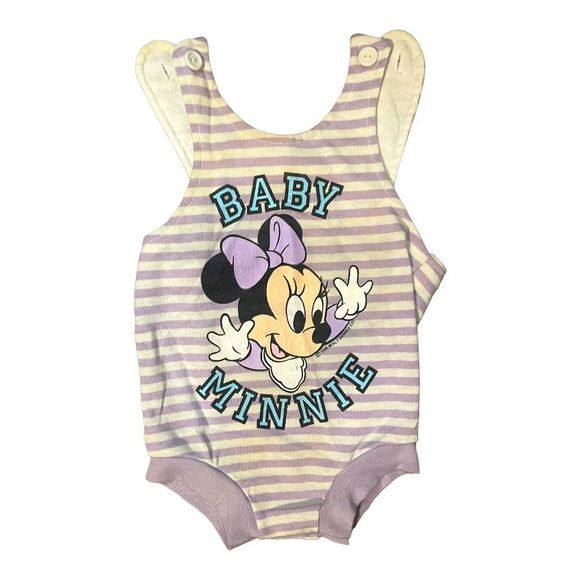 Vintage 1984 Walt Disney Babies Baby Minnie Onesie - Picture 2 of 4
